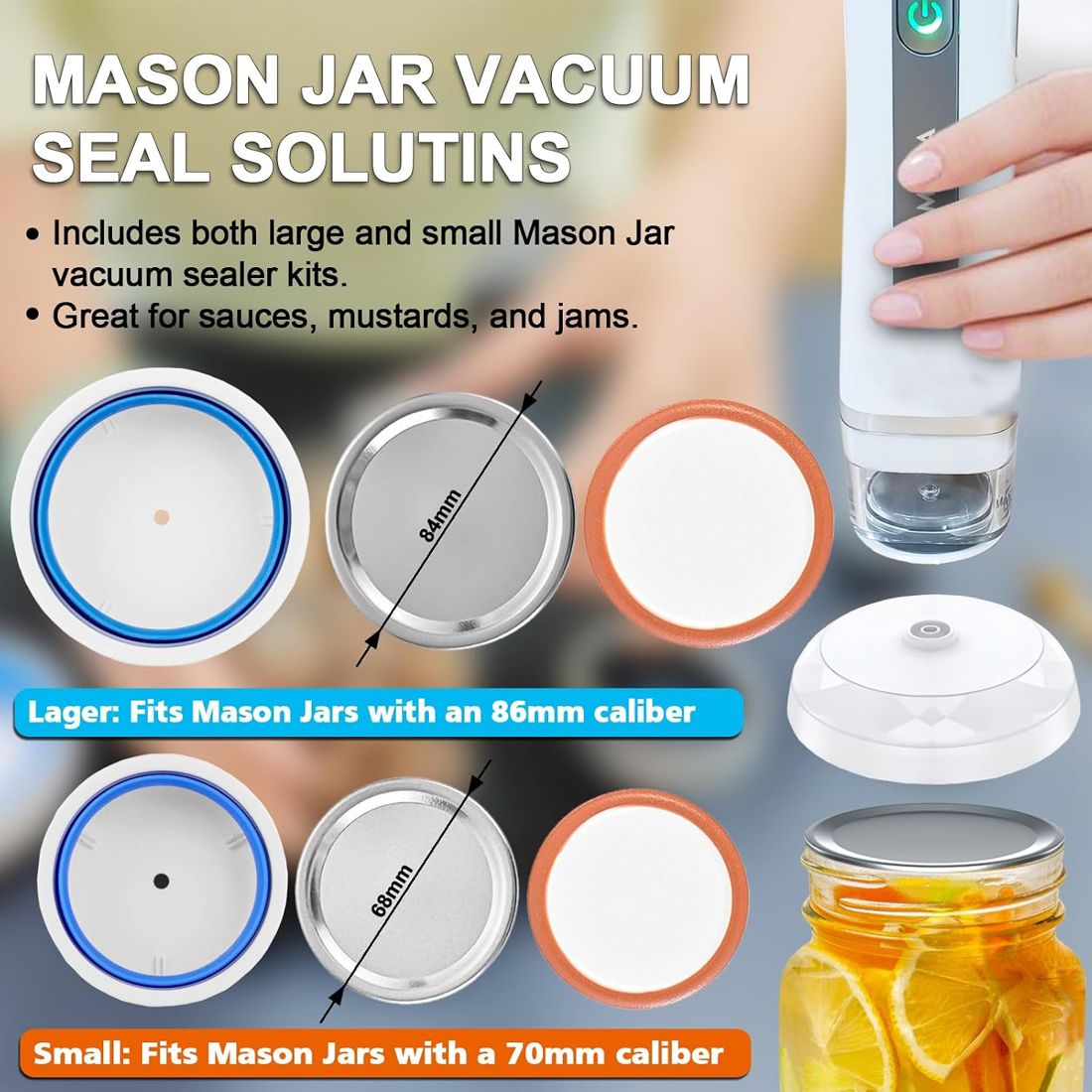 Handheld Vacuum Sealer 55-Piece Kit view 6