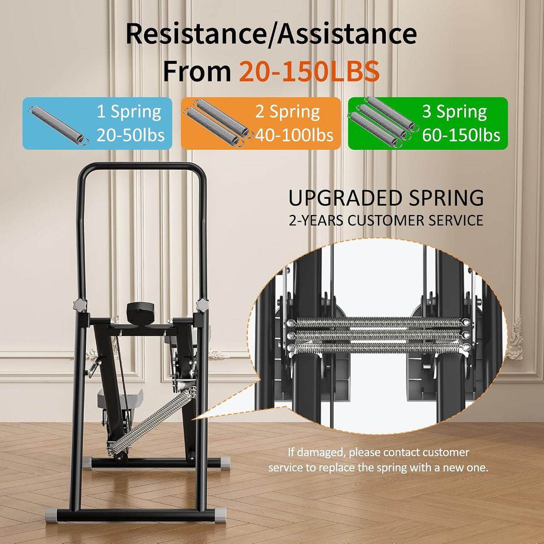 Heavy-Duty Stair Stepper with Handlebar view 4