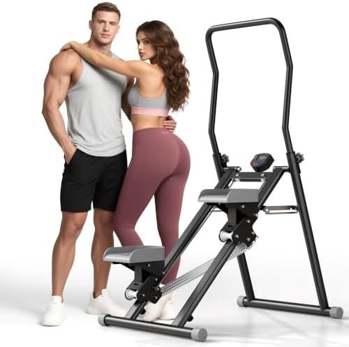Heavy-Duty Stair Stepper with Handlebar