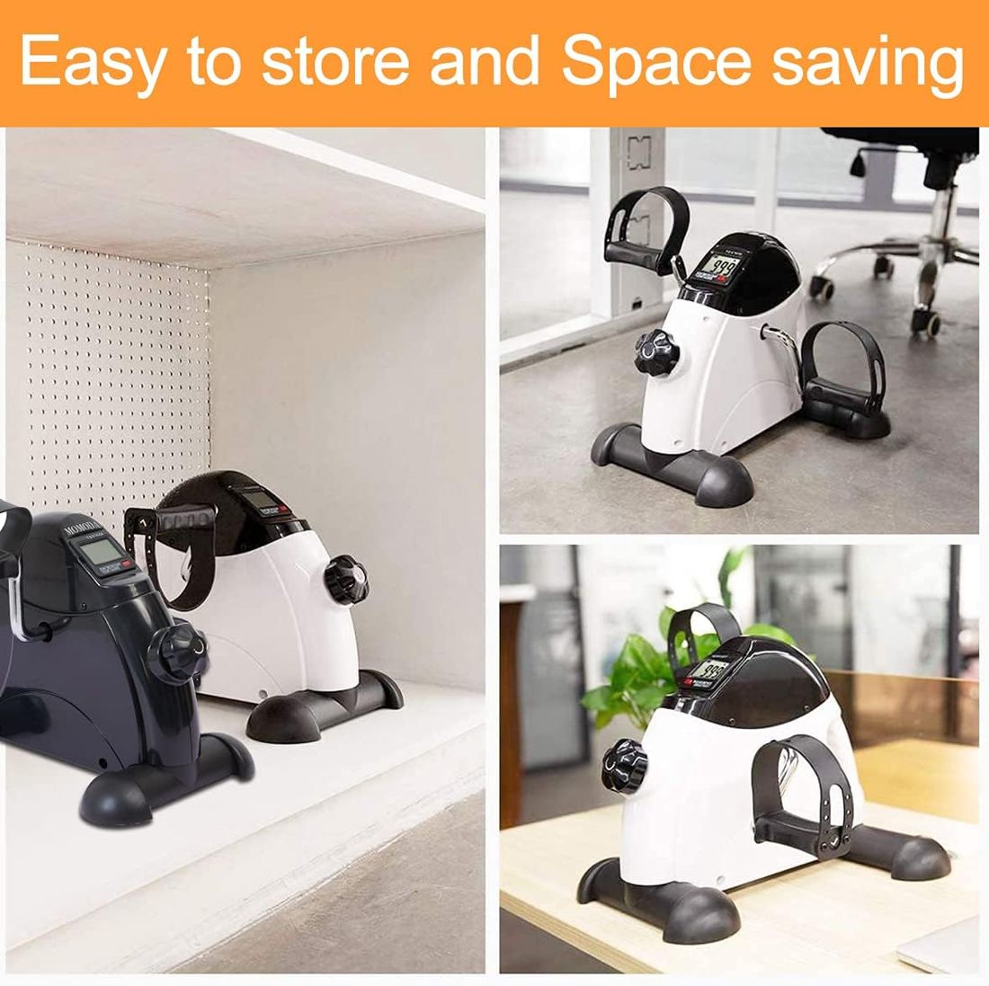 Mini Exercise Bike with Anti-Slip Mat view 5