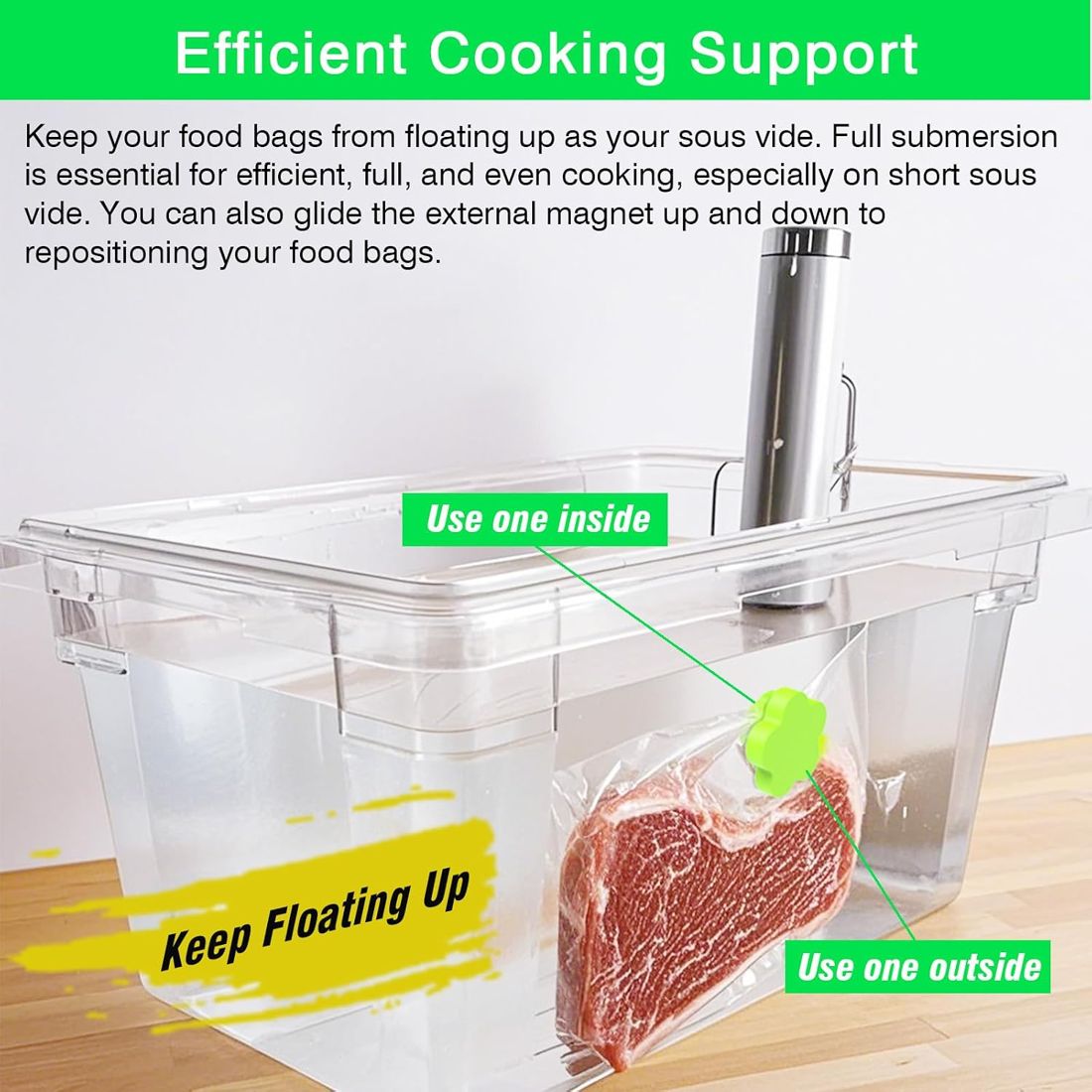 Silicone Sous Vide Magnets, 12 pcs view 4